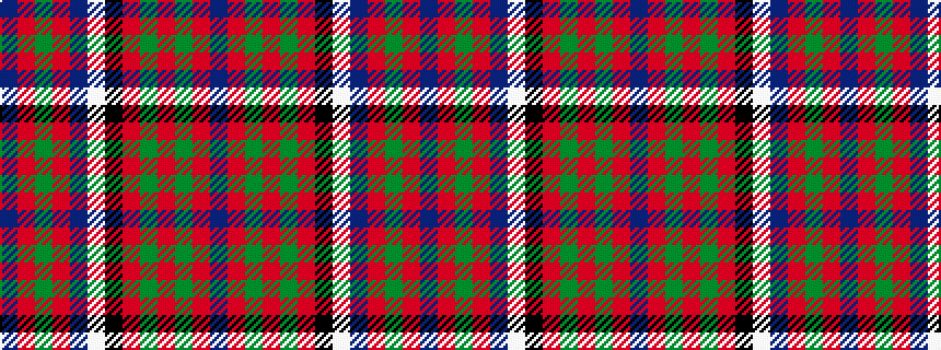 idealised woven sample of pattern BRGRBWKRGRGRB