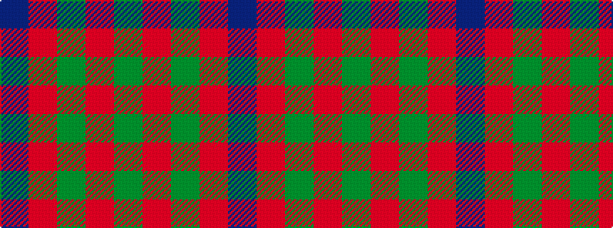 idealised woven sample of pattern BRGRG
