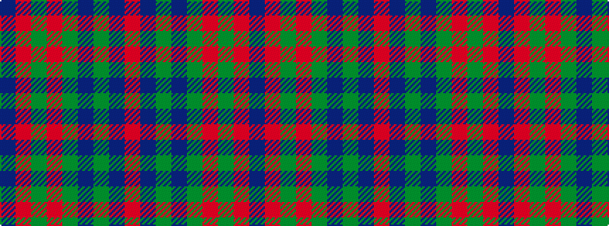 idealised woven sample of pattern BRGRGBGBR