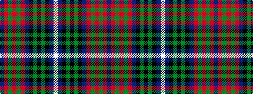 idealised woven sample of pattern BRGRGRBKGKGKBW
