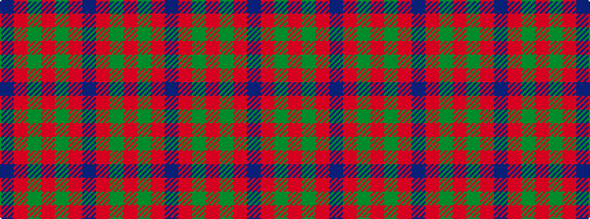 idealised woven sample of pattern BRGRGRBRGR