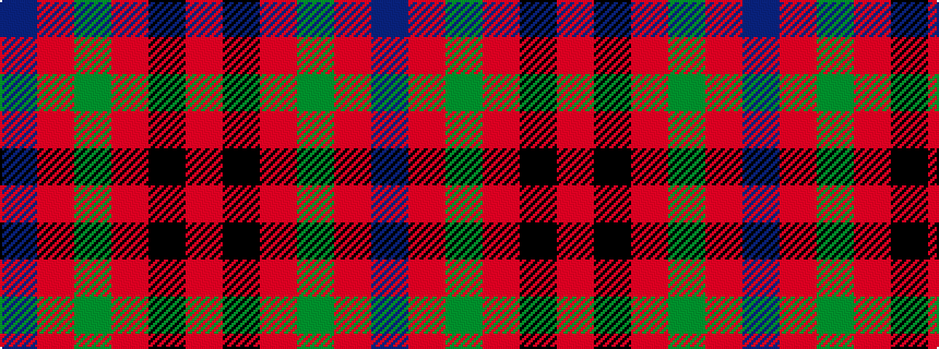 idealised woven sample of pattern BRGRKR