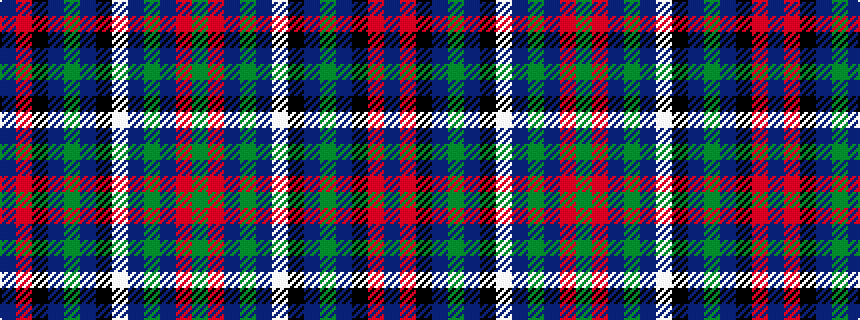idealised woven sample of pattern BRKBGBKWBGBRG