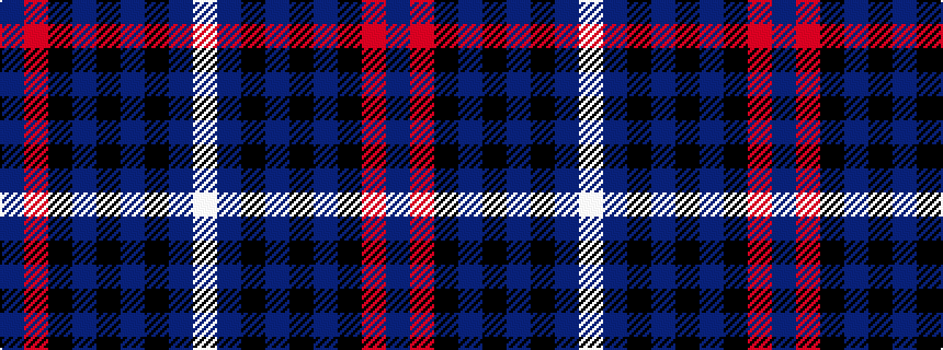 idealised woven sample of pattern BRKBKBKBW