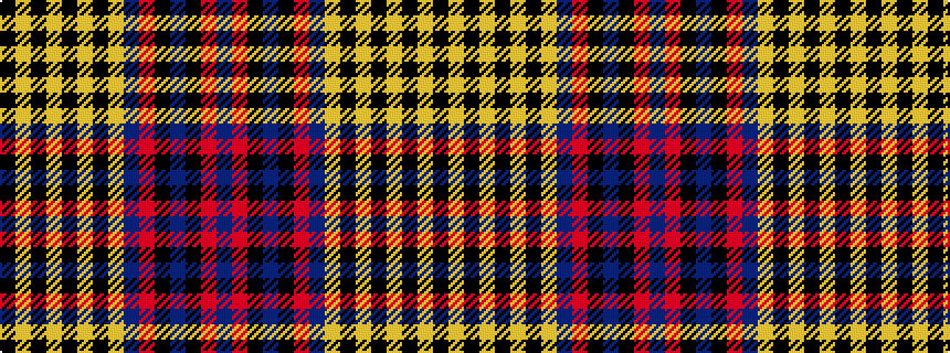 idealised woven sample of pattern BRKBKRBYKYKYKYK