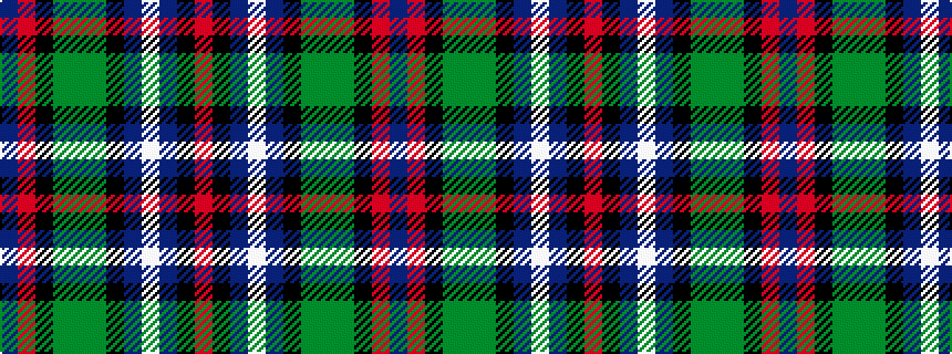 idealised woven sample of pattern BRKGGGKBWBKR
