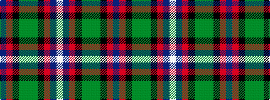 idealised woven sample of pattern BRKGGGKRBW