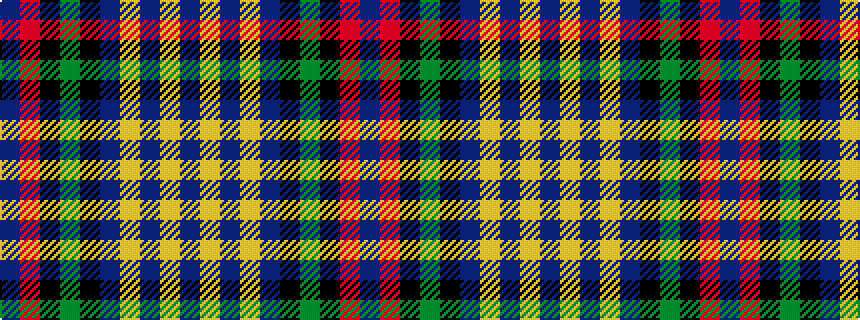 idealised woven sample of pattern BRKGKBYBYB