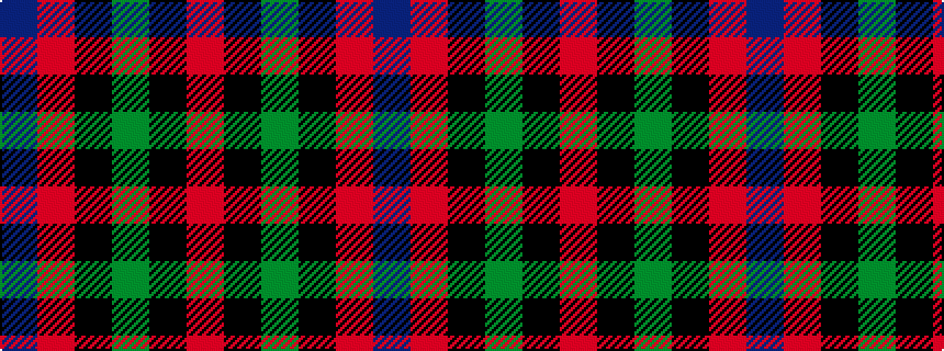 idealised woven sample of pattern BRKGKR