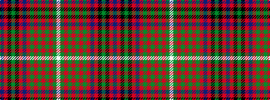 idealised woven sample of pattern BRKGKRBRGRGRGRGW