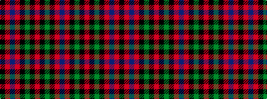 idealised woven sample of pattern BRKGKRKGKRBRK