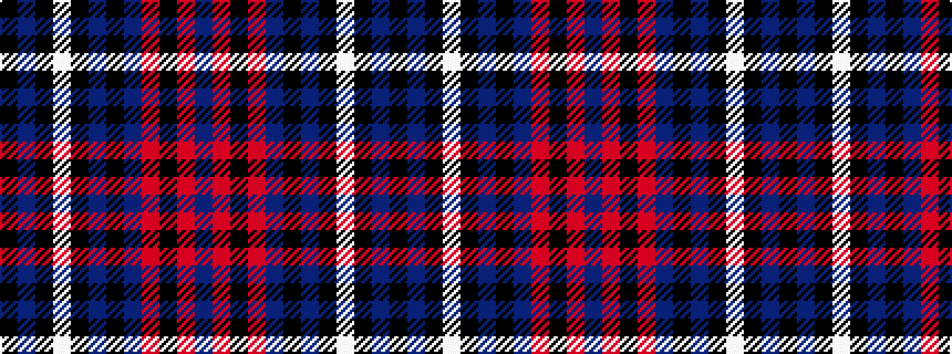 idealised woven sample of pattern BRKRBKBKWKBK