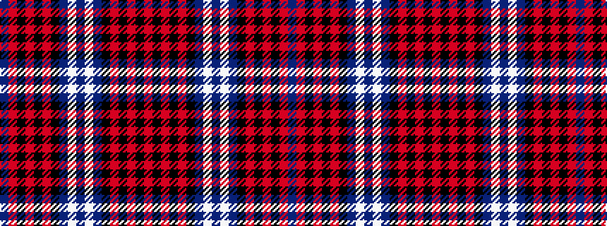 idealised woven sample of pattern BRKRKRKBWBWBKRKRKR