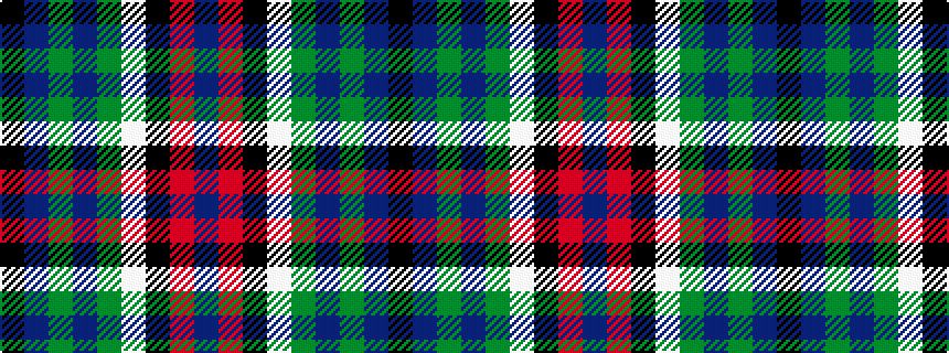 idealised woven sample of pattern BRKWGBGBK