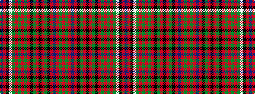 idealised woven sample of pattern BRKWGRGRGRKGRKRGKRBRGR