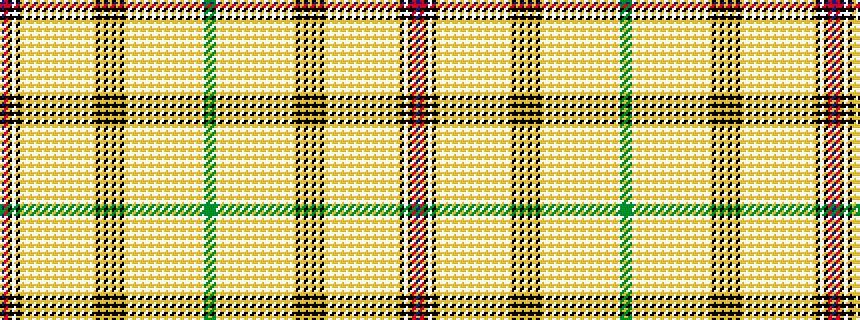 idealised woven sample of pattern BRKWKYWYWYWYWYWYWYWYWYWYKYKYKYKYWYWYWYWYWYWYWYWYWYWGG