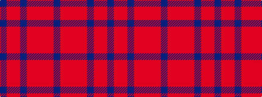 idealised woven sample of pattern BRRBRRRRB