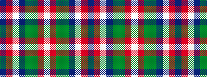 idealised woven sample of pattern BRWBGGRW