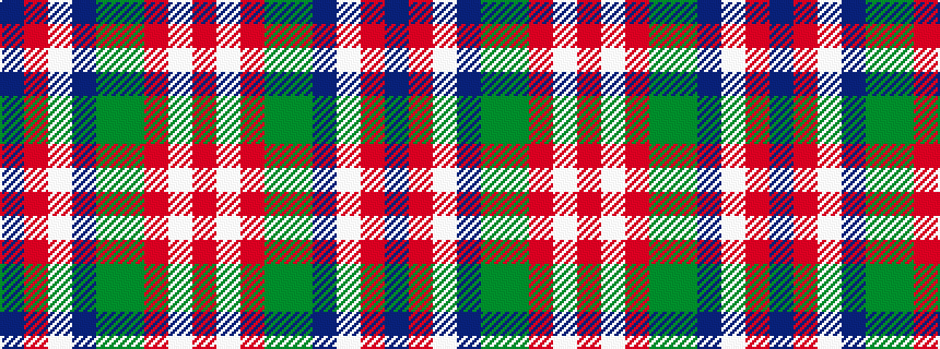 idealised woven sample of pattern BRWBGGRWR