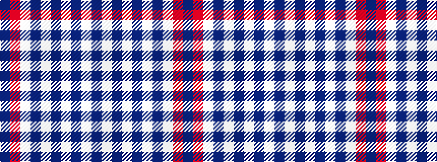 idealised woven sample of pattern BRWBWBWBWB