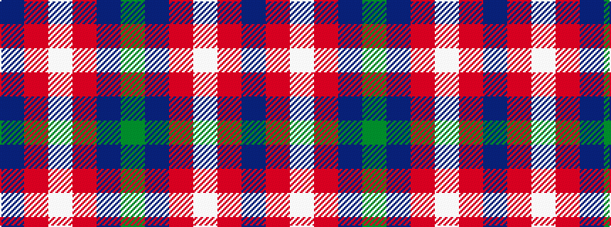 idealised woven sample of pattern BRWRBG
