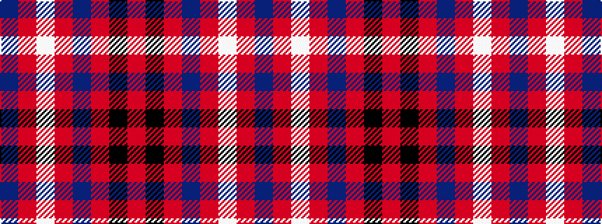 idealised woven sample of pattern BRWRBRKR
