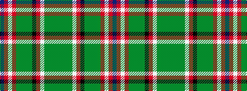 idealised woven sample of pattern BRWRGGGGKRWGGGG