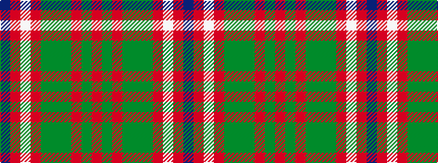 idealised woven sample of pattern BRWRGGGRGR