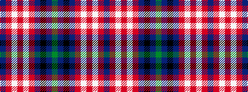 idealised woven sample of pattern BRWRWRBKBG