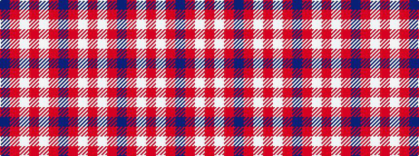 idealised woven sample of pattern BRWRWRBRWR