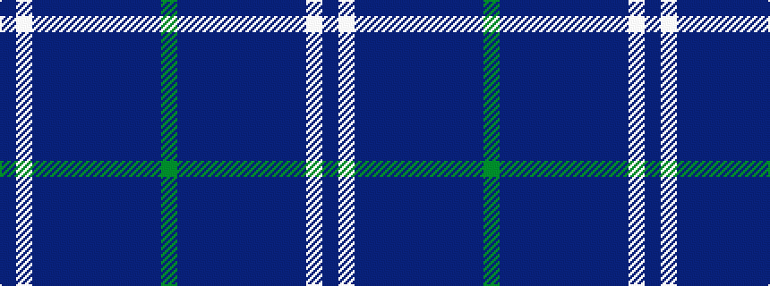 idealised woven sample of pattern BWBBBBBBBBG