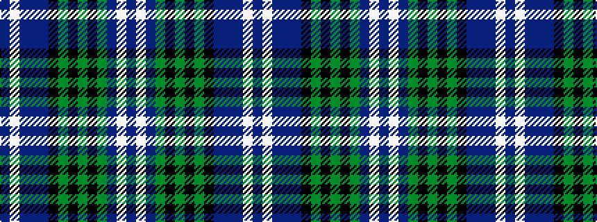 idealised woven sample of pattern BWBBBKGKGKGBWB