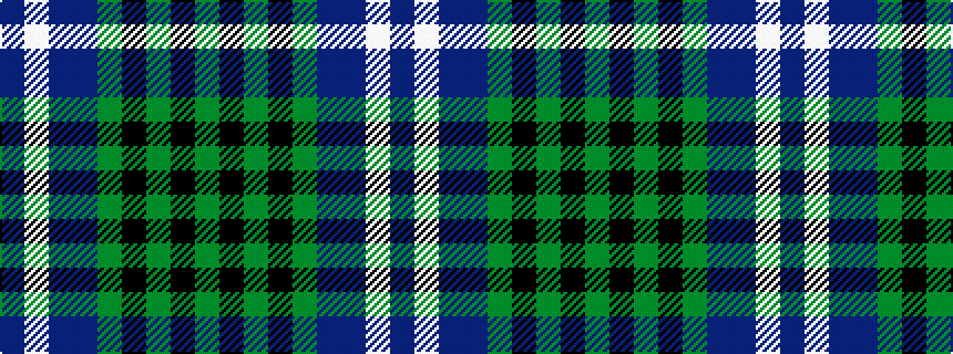 idealised woven sample of pattern BWBBGKGKG