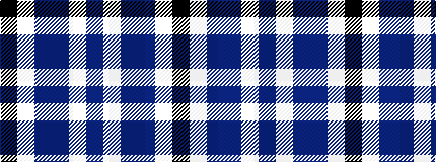 idealised woven sample of pattern BWBBWK