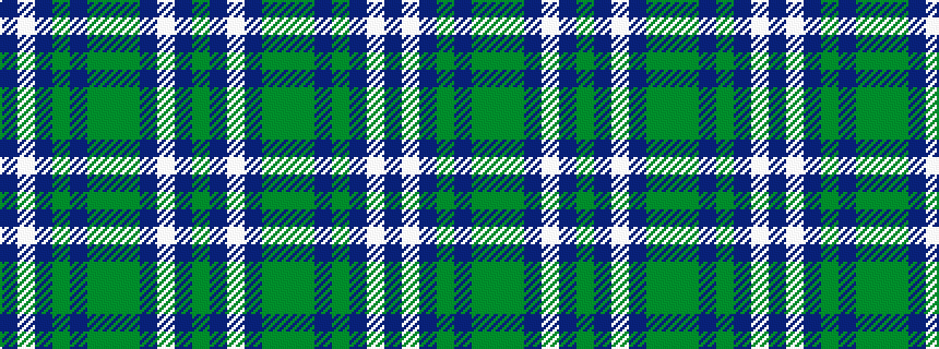 idealised woven sample of pattern BWBGBGGGBWBG