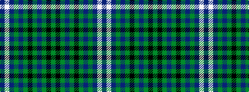 idealised woven sample of pattern BWBGBGKGBGKG