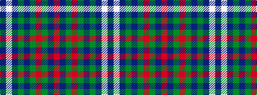 idealised woven sample of pattern BWBGBGRGBR