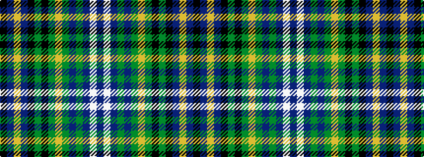 idealised woven sample of pattern BWBGBGYGKGKBYBK