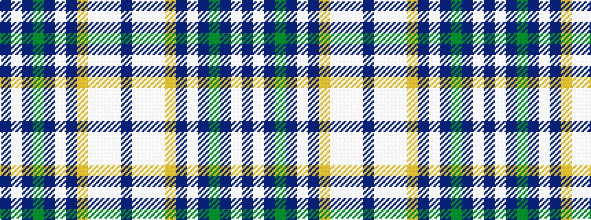 idealised woven sample of pattern BWBGBWBYWWWB