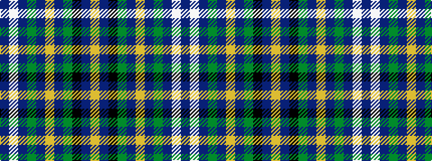 idealised woven sample of pattern BWBGBYBGKBY