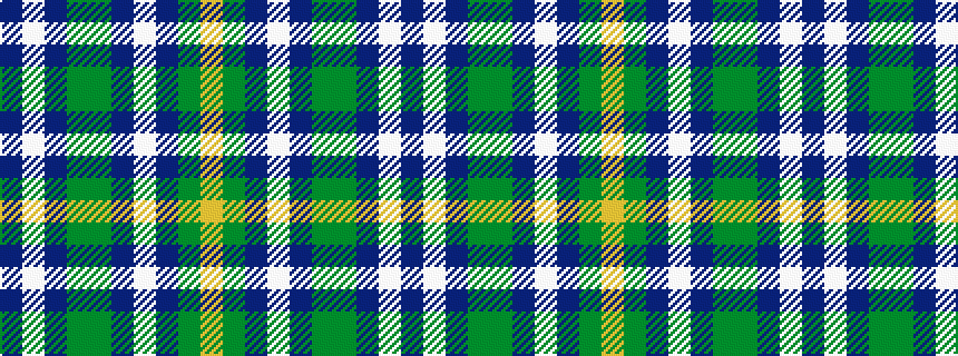 idealised woven sample of pattern BWBGGBWBGY