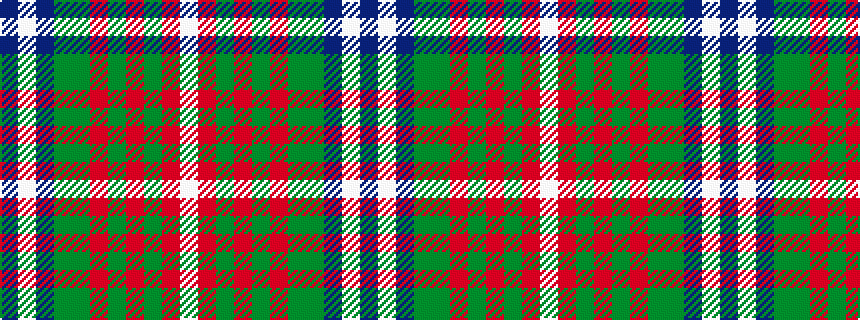 idealised woven sample of pattern BWBGGRGRGRW