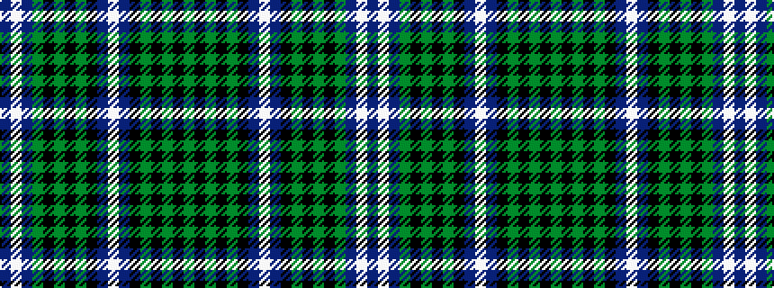 idealised woven sample of pattern BWBGKGKGKBWBKGKGKG