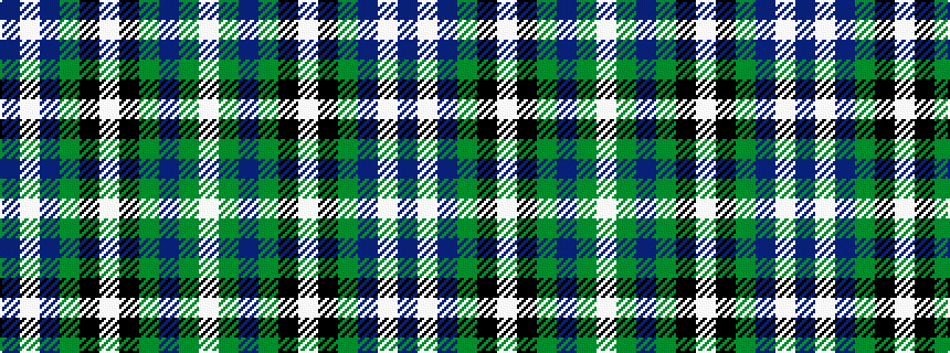 idealised woven sample of pattern BWBGKWKGBGW
