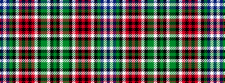 idealised woven sample of pattern BWBGKWRKRKRWKGGWKG