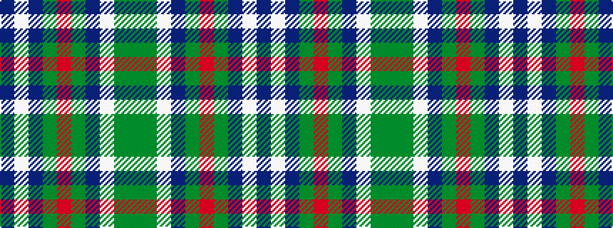 idealised woven sample of pattern BWBGRGBWGG