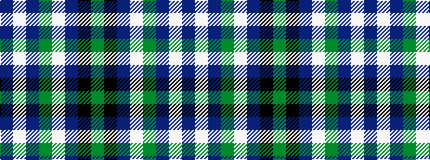idealised woven sample of pattern BWBGWBKG