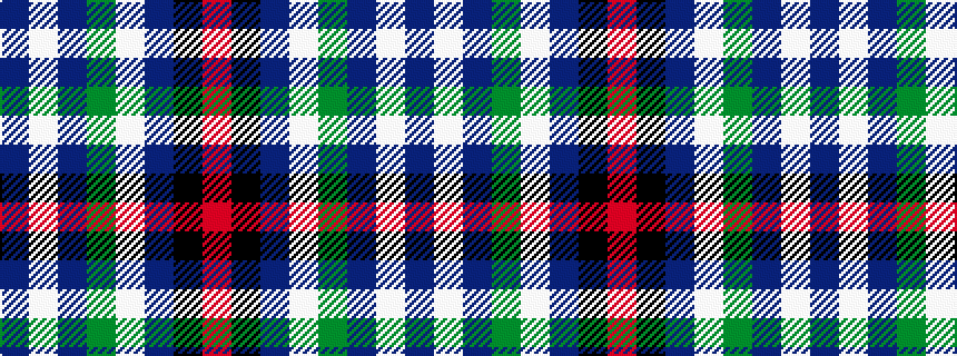 idealised woven sample of pattern BWBGWBKR