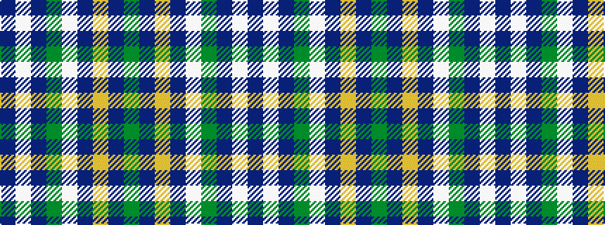 idealised woven sample of pattern BWBGWBYBG