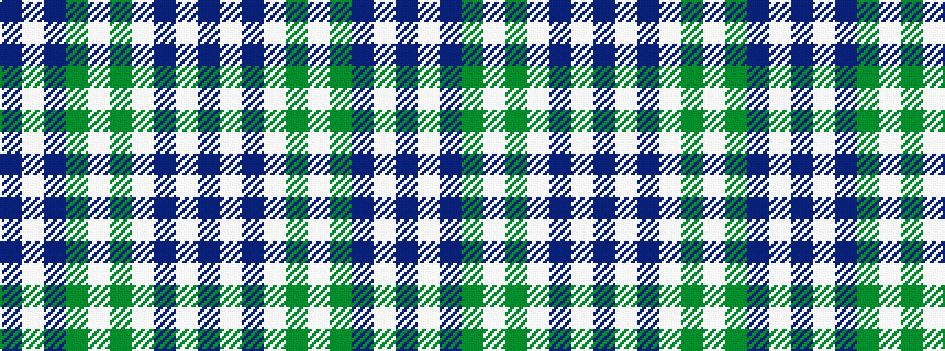 idealised woven sample of pattern BWBGWGWBWB